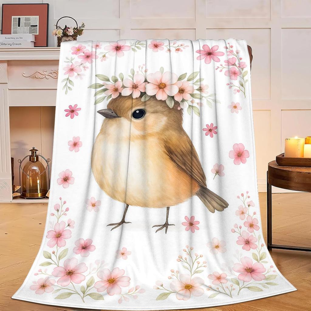 Capybara Chill Theme Throw Blanket Funny Quotes Design for Living Room Decor Gift for Her RelaxationStyle