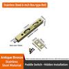 Thickened 304 Stainless Steel Hidden Vertical Flush Bolt Lock Anti-pry for Home Double Front Door Security