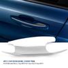 Premium Car Door Bowl Cover Trim ABS   Silver 4Pcs Set Scratch Dust   sy Installation for C Class W205 GLC X253 E W213