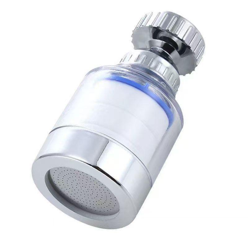 Universal 360° Swivel Faucet Water Filter & Anti-Splash Shower Head Connector