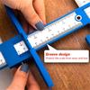 New Punch Locator Drill Guide Kit Assistant Installation Tool Cabinet Hardware Locator Jig Drawer Pull Woodworking Tool Ruler