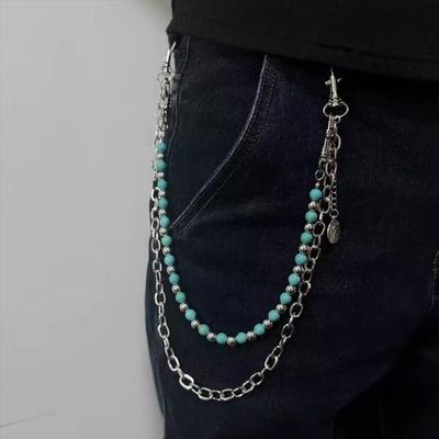Punk Jeans Chain Keychain Hanging Waist Chain New Pants Belt Chain  Gifts