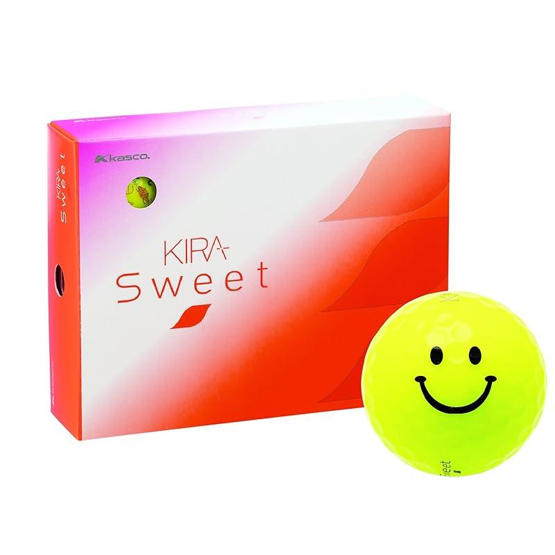 

Kasco golf ball KIRA SWEET 1 dozen characters (12 pieces) yellow