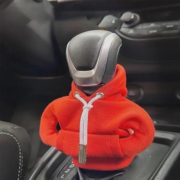 Newest Hoodie Car Gear Shift Cover Fashion Gearshift Hoodie Car Gear Shift Knob Cover Manual Handle Gear Sweatshirt Change Lever Cover