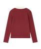 Antomas Collared Ribbed Knit Women'S - Wine