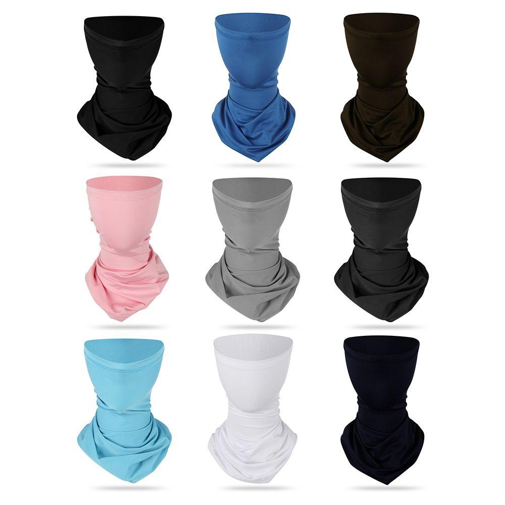Dustproof Windproof Breathable Magic Tube Scarf Cooling Neck Gaiter Bandana Thin Face Mask