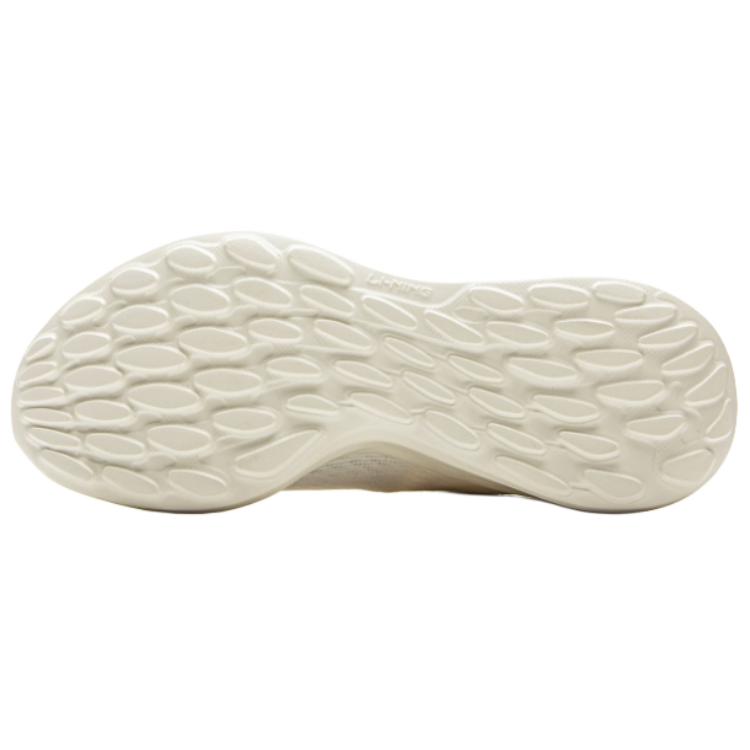 Li Ning Light Cloud Abrasion Resistant Cushioning Low top Casual Running Shoes Women's Ivory ARSV060-3