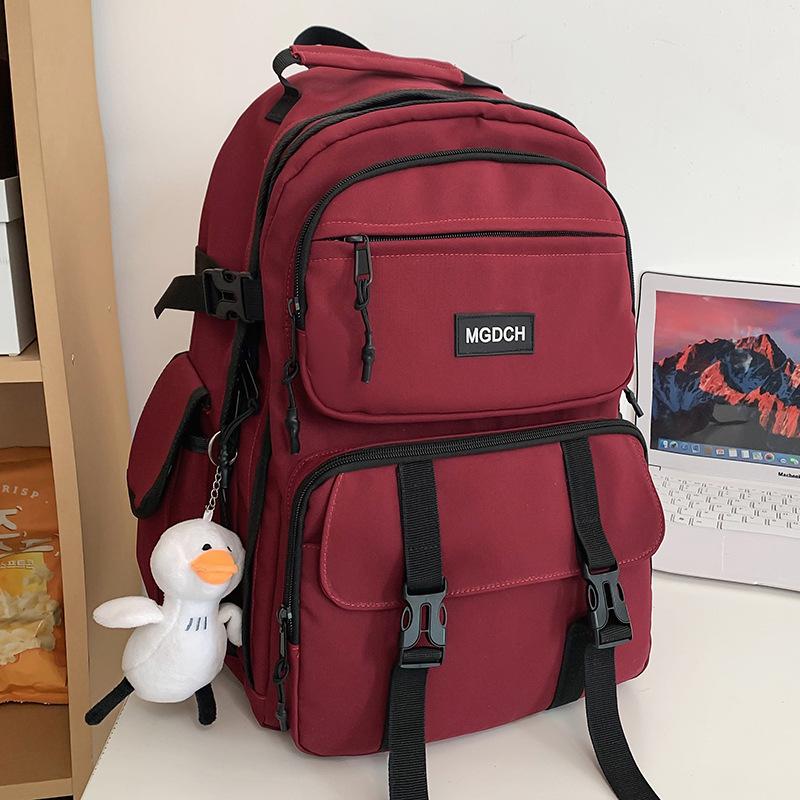 School Bag College Student Girl High School Student Multi Pocket Boys Backpack Junior High School Student Elementary School Student Backpack