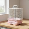 Parrot Enclosure Perch Included Small Bird Enclosure Avian Hotel Sturdy Travel Bird Carrier Top Handle for Outdoor