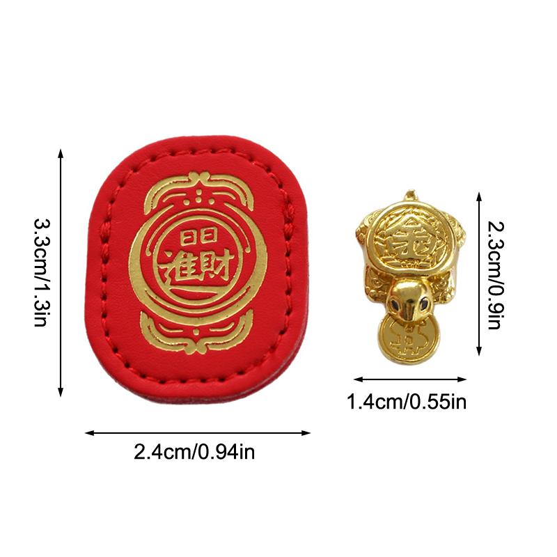 Fengshui Lucky Turtle Wallet Charm Money-Biting Turtleornaments Decor With "Daily Wealth" For Longevity Financial Stability