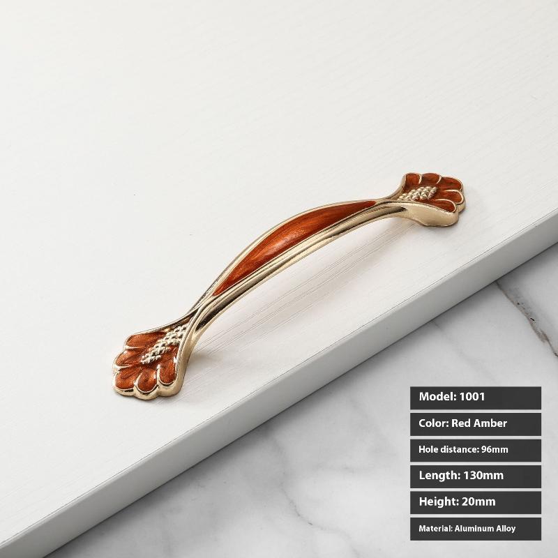 Retro Antique Cabinet Door Handles Kitchen Cupboard Pulls Drawer Knobs Solid Aluminum Alloy Hardware