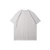 Li Ning T Shirts Men's Gray Crew Neck Moderate Straight Fit AHSR753-3