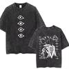 Washed Vintage Anime Oyasumi Goodnight Punpun Onodera T-shirt Aiko Tanaka Graphic T Shirts Men Women Manga Oversized T-shirts
