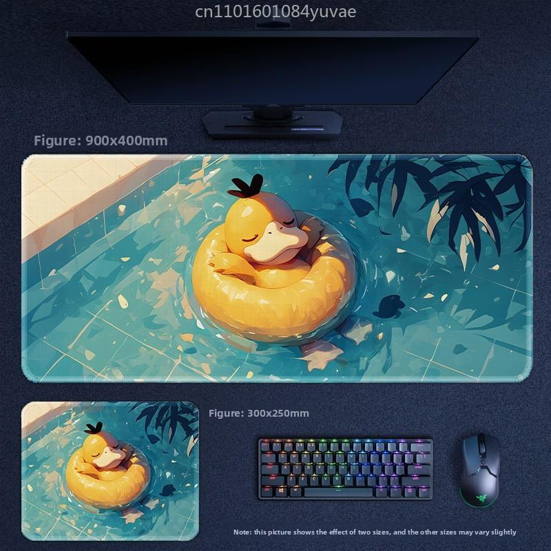 Classic Cartoon Anime Pokémon Pikachu Mewtwo Eevee Leather Mouse Pad Lucario Squirtle Gardev Keyboard Pad Large Game Table Mat