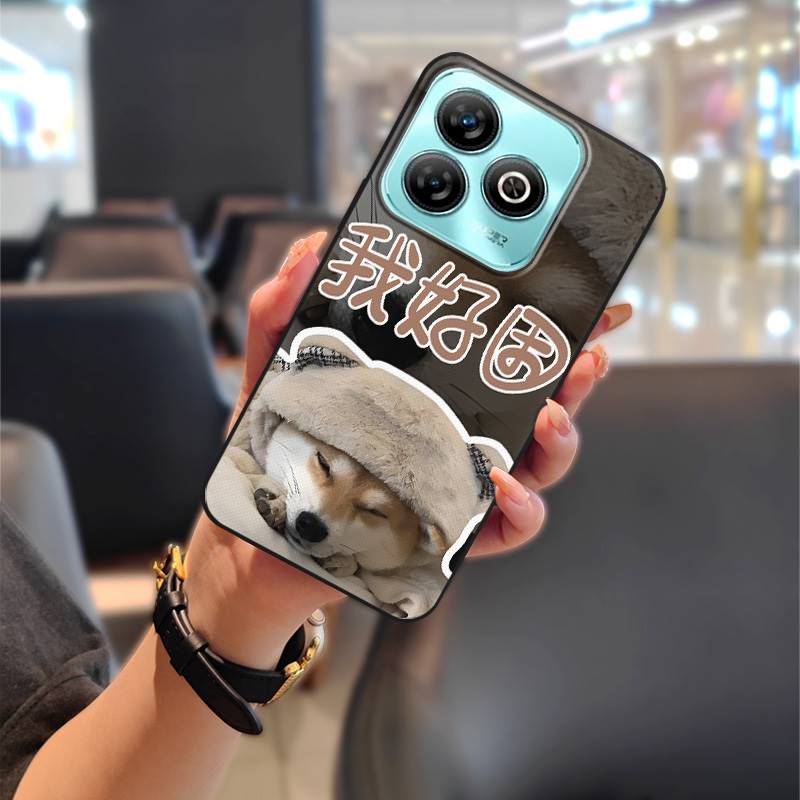 Graffiti Anti-dust Phone Case For ZTE Blade A75 4G/Z2359 TPU Couple Anti-knock Cartoon Protective Silicone Cute Durable