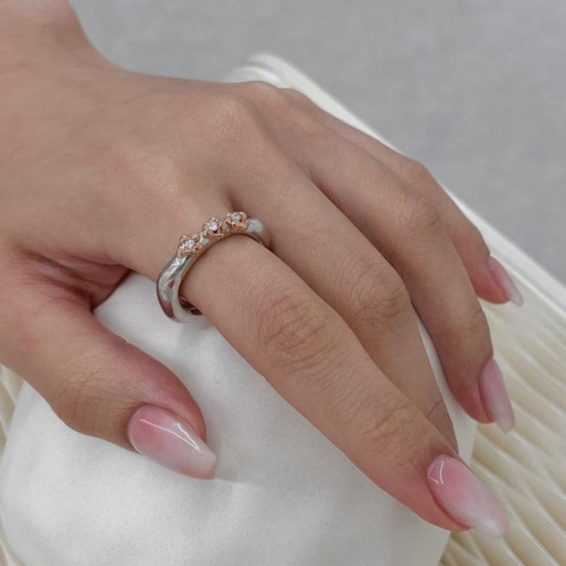 8:logtxme Wildflower Ring