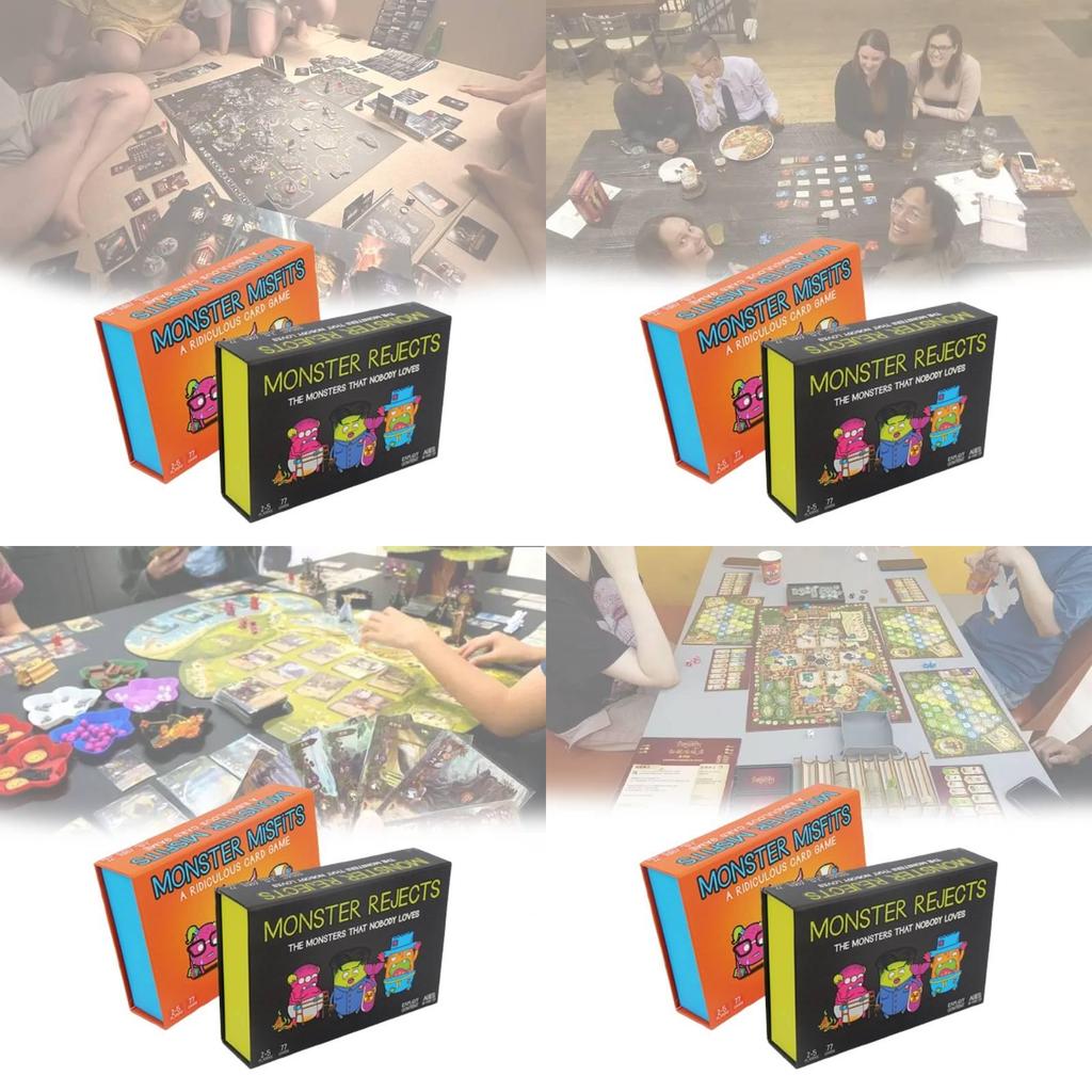 Entertaining English Version Of Monster Misfits Rejects Card Game For All Ages