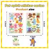 8 Cartoon Dailylike Bear Collage Hands-on DIY Handbook Mobile Phone Case Laptop Decoration Waterproof