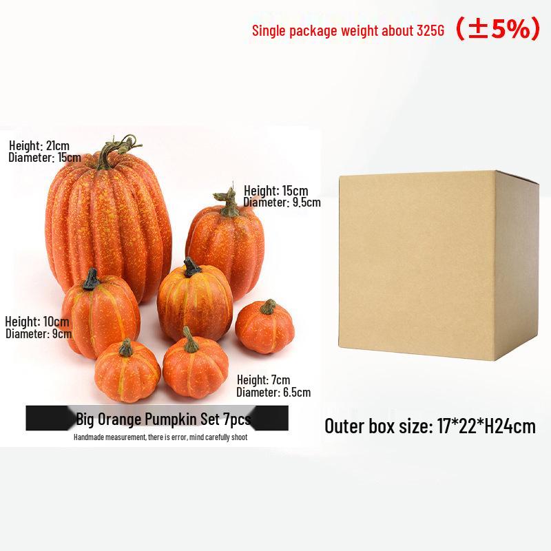 Pumpkin Model Halloween DIY Decoration Props and Accessories