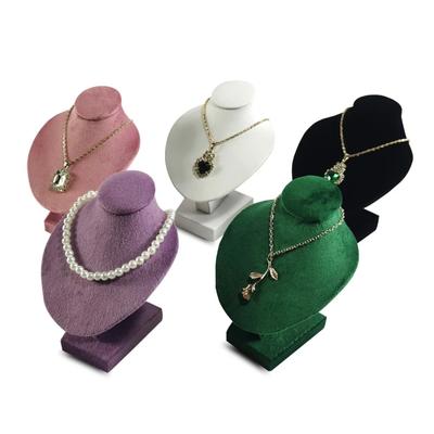 Solid Color Neck Model Stand Mannequin Storage Rack New Display Stand Choker Beads Chain