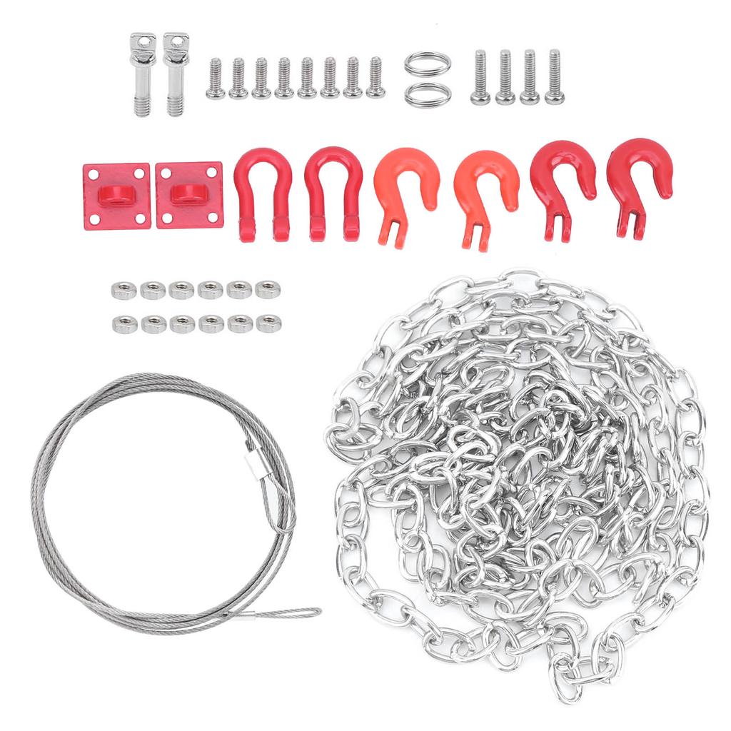 RC Car Universal Rescues Buckle Trailer Chain Trailer Rope RC Model Car Accessories