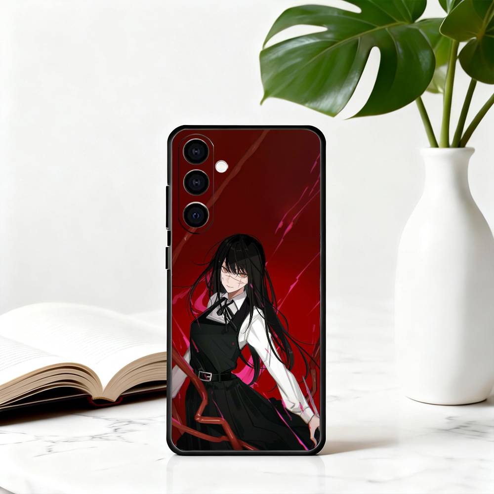 

C-Chainsaw M-Mitaka A-Asa Man Phone Case For Samsung Galaxy A73,A72,A71,A70,A53,A52,A51,Soft Silicone Black Cover Samsung a72