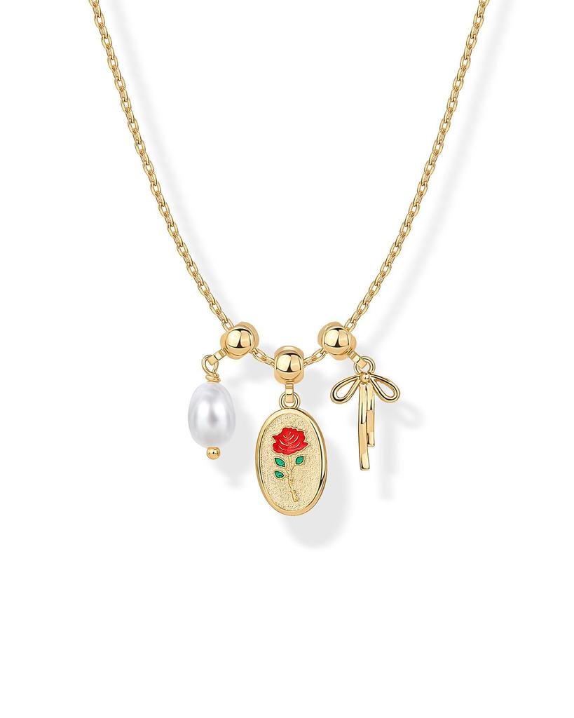 Pendant Simple Key Butterfly Love Starfish Zircon Pendant Cute Fashion Necklace Female