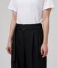 MUSINSA STANDARD WOMAN Women'S Real Wide Belted Slacks [Black]