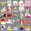 50 Middle East Graffiti Stickers Personalized Outdoor Landscape Travel Decoration Water Cup Mobile Case Suitcase Stickers
