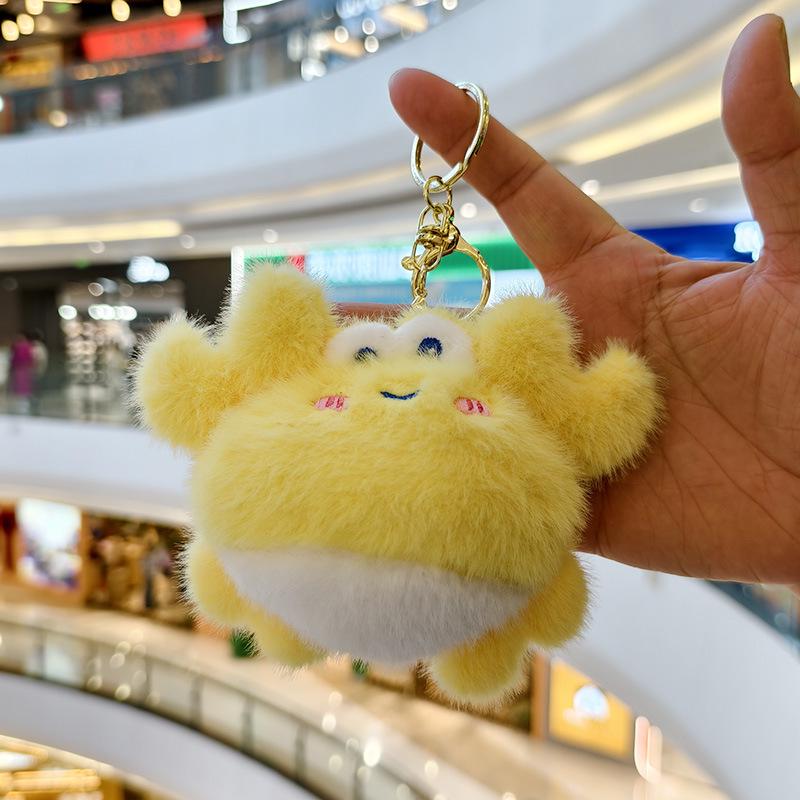 Adorable Crab & Lobster Plush Keychain Charm