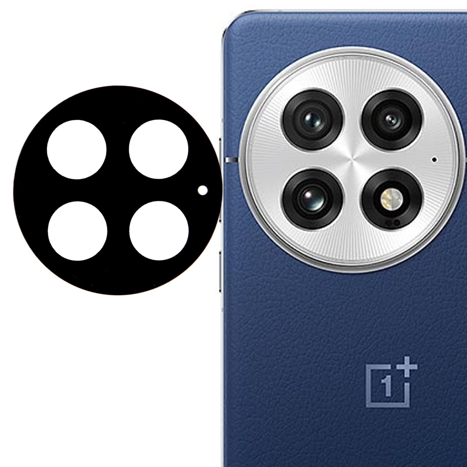 

For OnePlus 13 Tempered Glass Lens Protector Black Silk Printing Camera Lens Film Type A