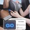 Electric Massage Lumbar Support Pillow - Memory Foam Car Seat Cushion with Remote Control.