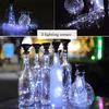 1Pcs Solar Energy Cork Shaped LED Light  Light Wine Bottle Lamp Decor