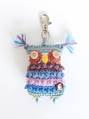 MERRYMOTIVE Owl Fairy Keyring (mint Gray)