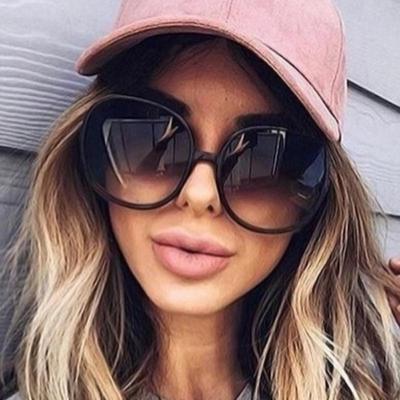 Gafas de mujer Gafas de sol de doble haz Sombrilla