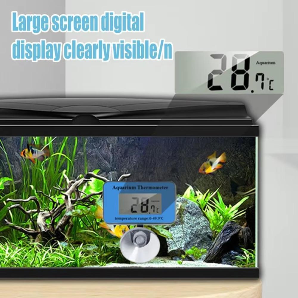 Suction Cup Mounting Aquarium Thermometer Water Temperature Meter Water Temperature Monitoring