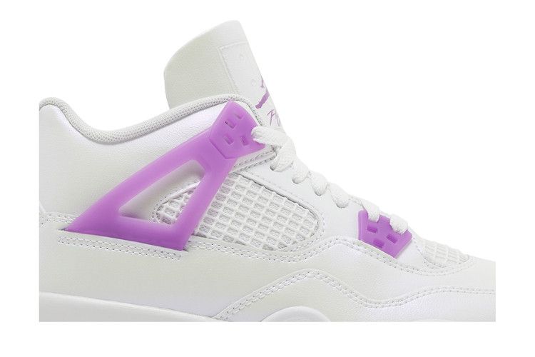 Kids' Sneakers Nike Jordan 4 Retro Hyper Violet (GS) White/Hyper Violet