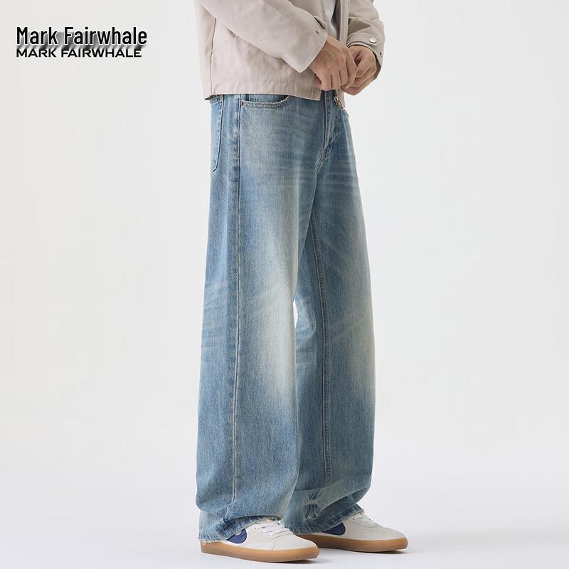 Mark Fairwhale Men's American Retro Straight Fit Jeans