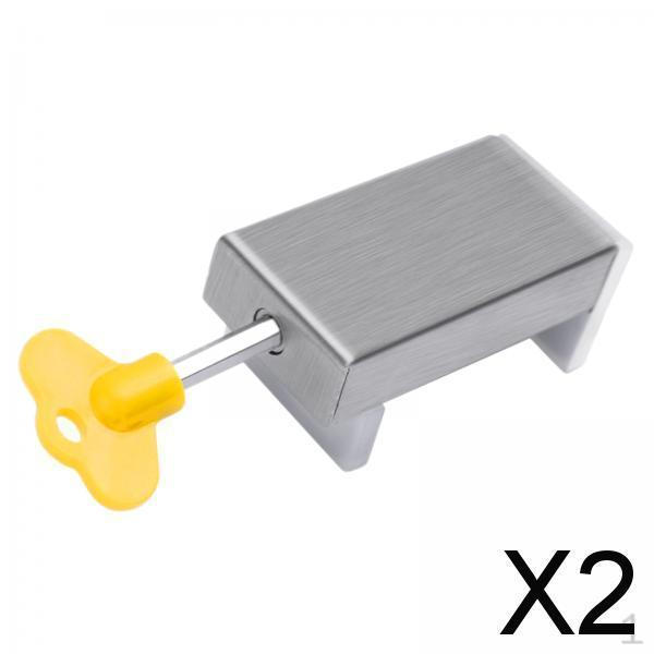 

2x Ограничитель окна Детский стопор-слайдер Замок-ограничитель с ключами Фурнитура