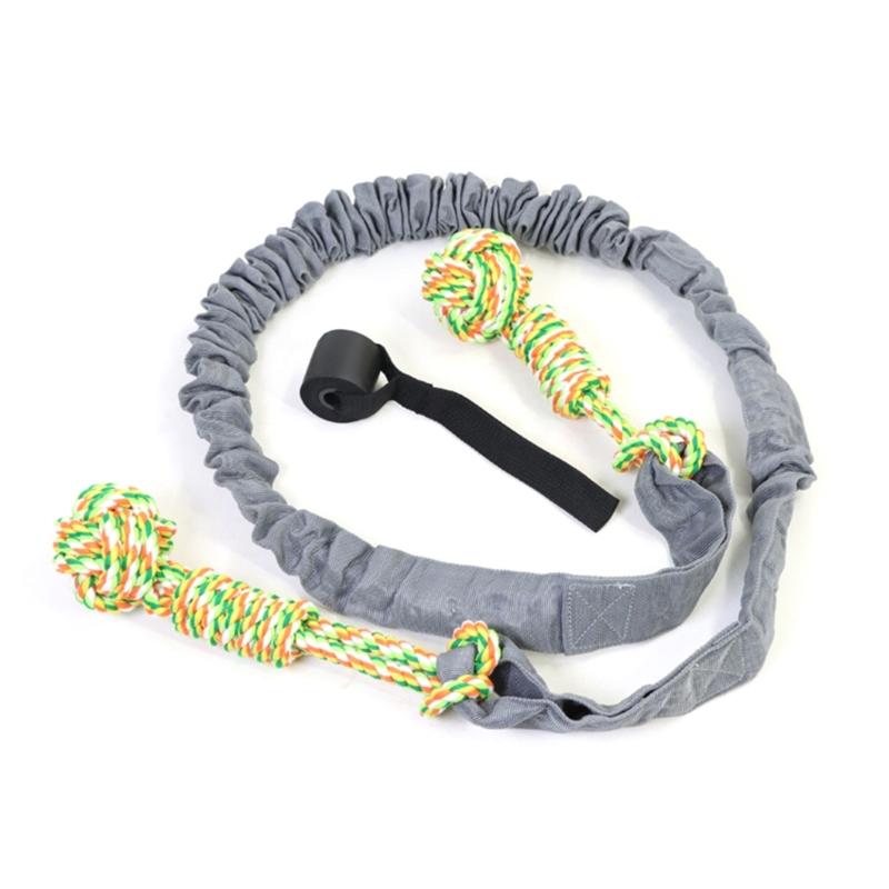 Pet Rope Toy Door Tug Rope Chewing Toy for Dog Aggressive Chewer Teeth Clean Indoor Exercise Rope Interaction Indoor Toy