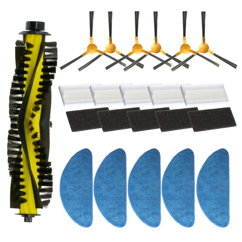 For Mamibot Exvac660/650 Platinum Robot Vacuum Cleaner Main Brush Side brush HEPA Filter Mop cloth Spare Parts Accessories