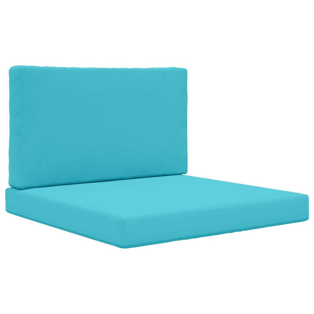 Outdoor Sofa Cushions 2 Pcs Turquoise Polyester