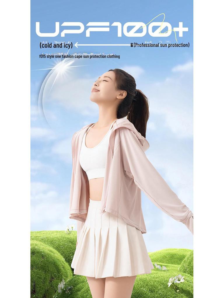 Women's Nylon UPF 100+ Fashion Cape - Casual Ice Silk Sun Protection