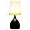 Modern USB Charging LED Table Lamp Soft 3 Level Dimmable Desk Lamp Touch Switch Bedside Lamp Study Nursery