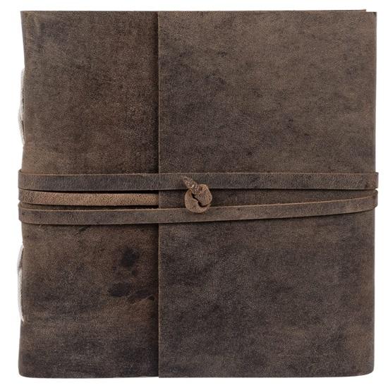 Leather Diary, Handmade Leather Bound Notepad for Men and Women 20.32 X 15.24 Cm, Gift for Any One