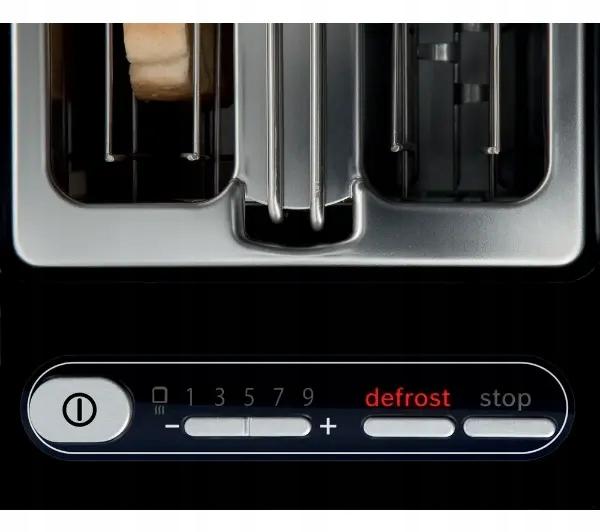 Toaster Bosch Styline Tat8613N Black 1 Pc