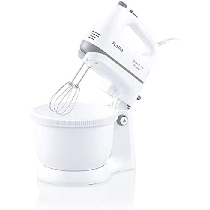 Mixeur/Pétrisseur - Flama - 1417FL - 400 W - 5 vitesses - 3,4 l de capacité