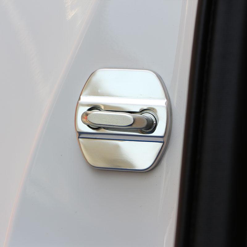 Color My Life 4 sztuk/zestaw blokada drzwi samochodu pokrywa ochronna tapicerka zamka drzwi pasuje do Nissan X-trail Xtrail T32 2014 - 2022