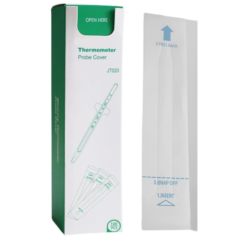

100Pcs Disposable Thermometers Covers For Thermometers Universal Safe Protective Cover Convenient to Use