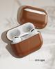 Oatsbasf Genuine Leather Earphone Cases for AirPods Pro 3 Luxury Protective Cover Case for Airpods Pro 3 Shockproof with Hook